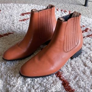 Botines Layin Tan Leather Size 9.5